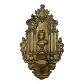 Plaque de décoration cuivre repoussé Augsbourg XVIIIeme s.