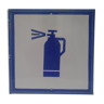 Vintage Enamel Sign - Extinguisher