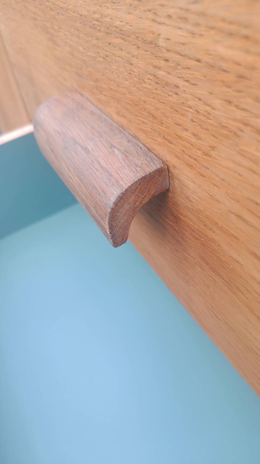 Vintage wooden buffet refurbished – 1 door and 4 drawers