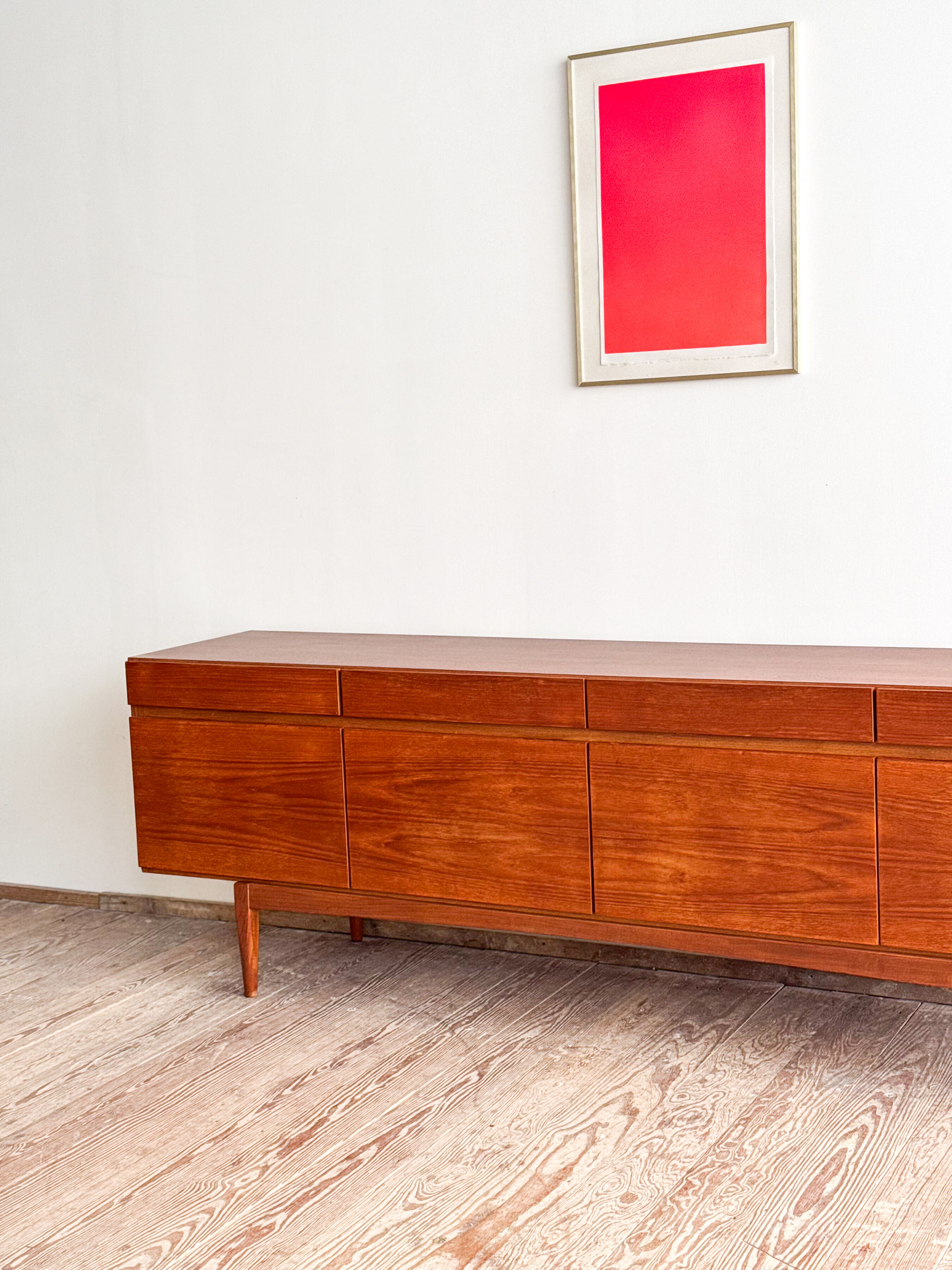 Enfilade Mid-Century en teck, modèle FA66 par Ib Kofod-Larsen pour Faarup