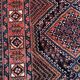 Vintage Kamseh rug 147x203 cm, medium, tribal oriental carpet 2542