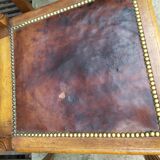 Series of 4 leather art deco chairs 1925