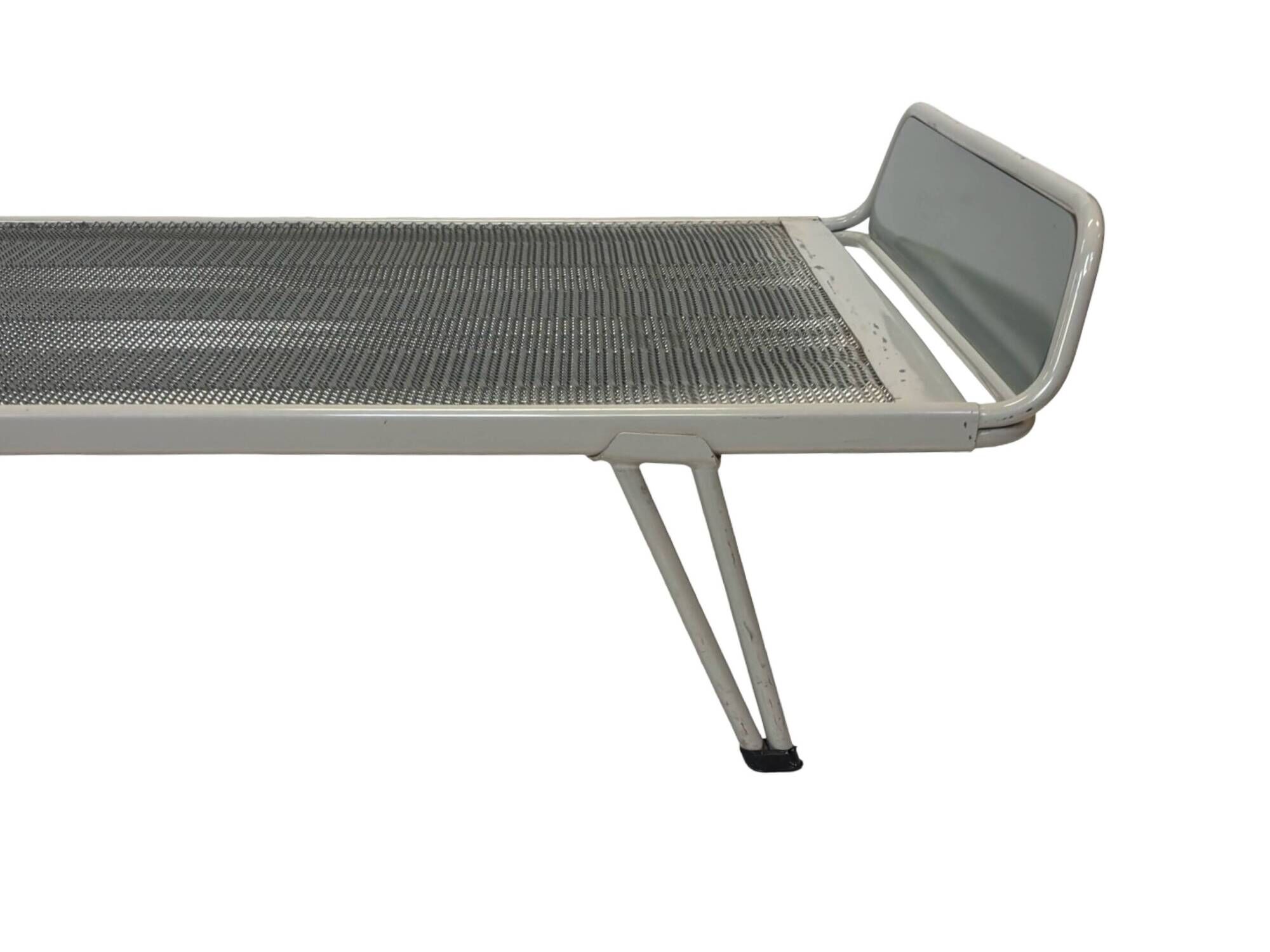 Vintage daybed 1960s minimalist metal from the Netherlands design