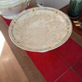 Longwy earthenware dinner service, Longpré pattern, 1895