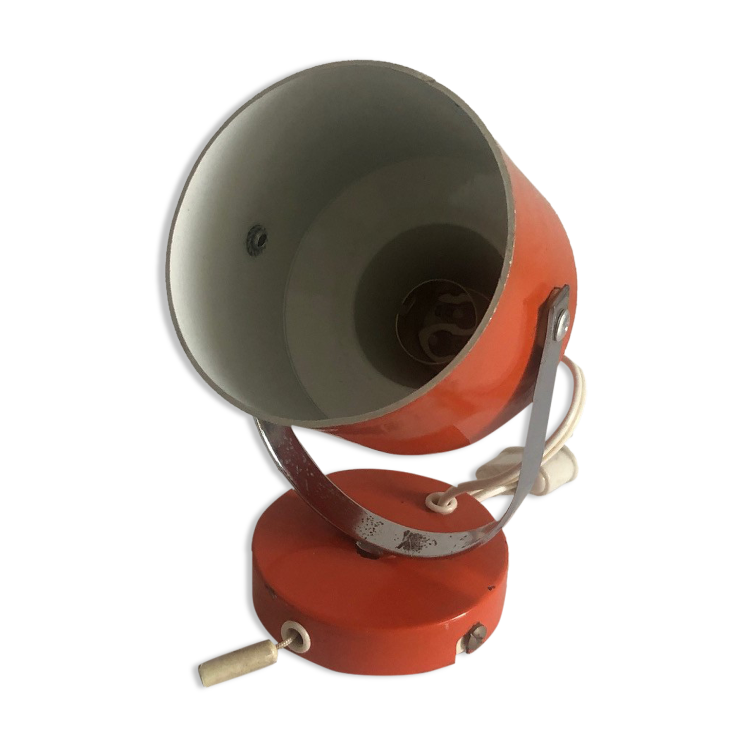 Spot wall lamp vintage orange