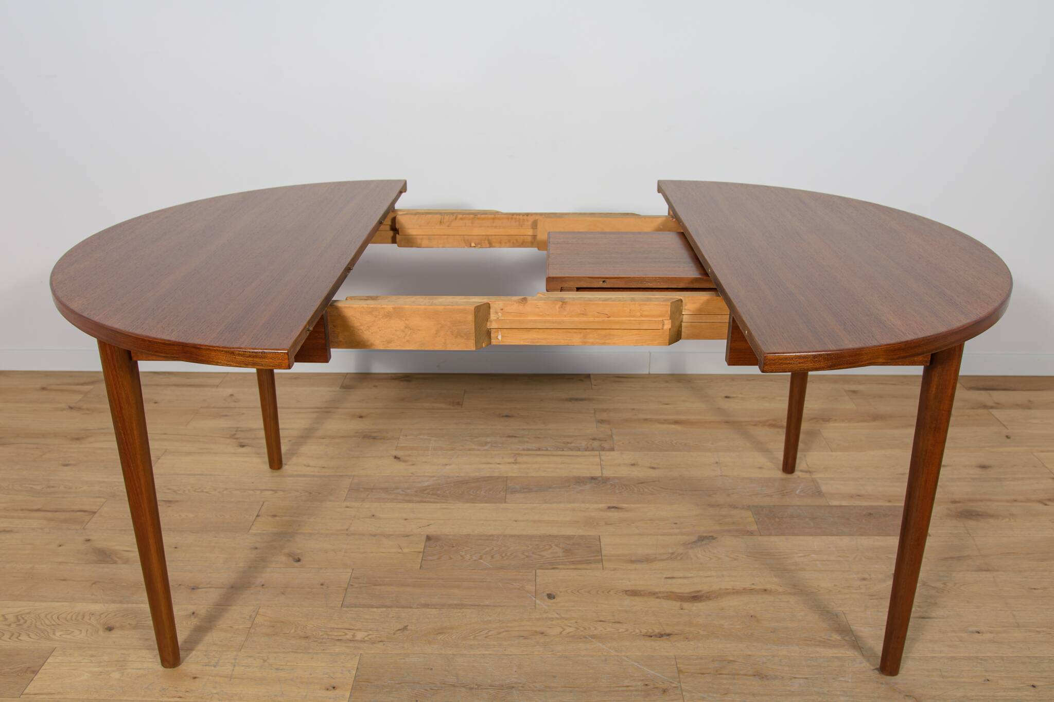 Mid-Century Round Teak Dining Table by Nils Jonsson for Hugo Troeds, Sweden