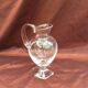 Crystal pitcher stamped Villeroy Boch