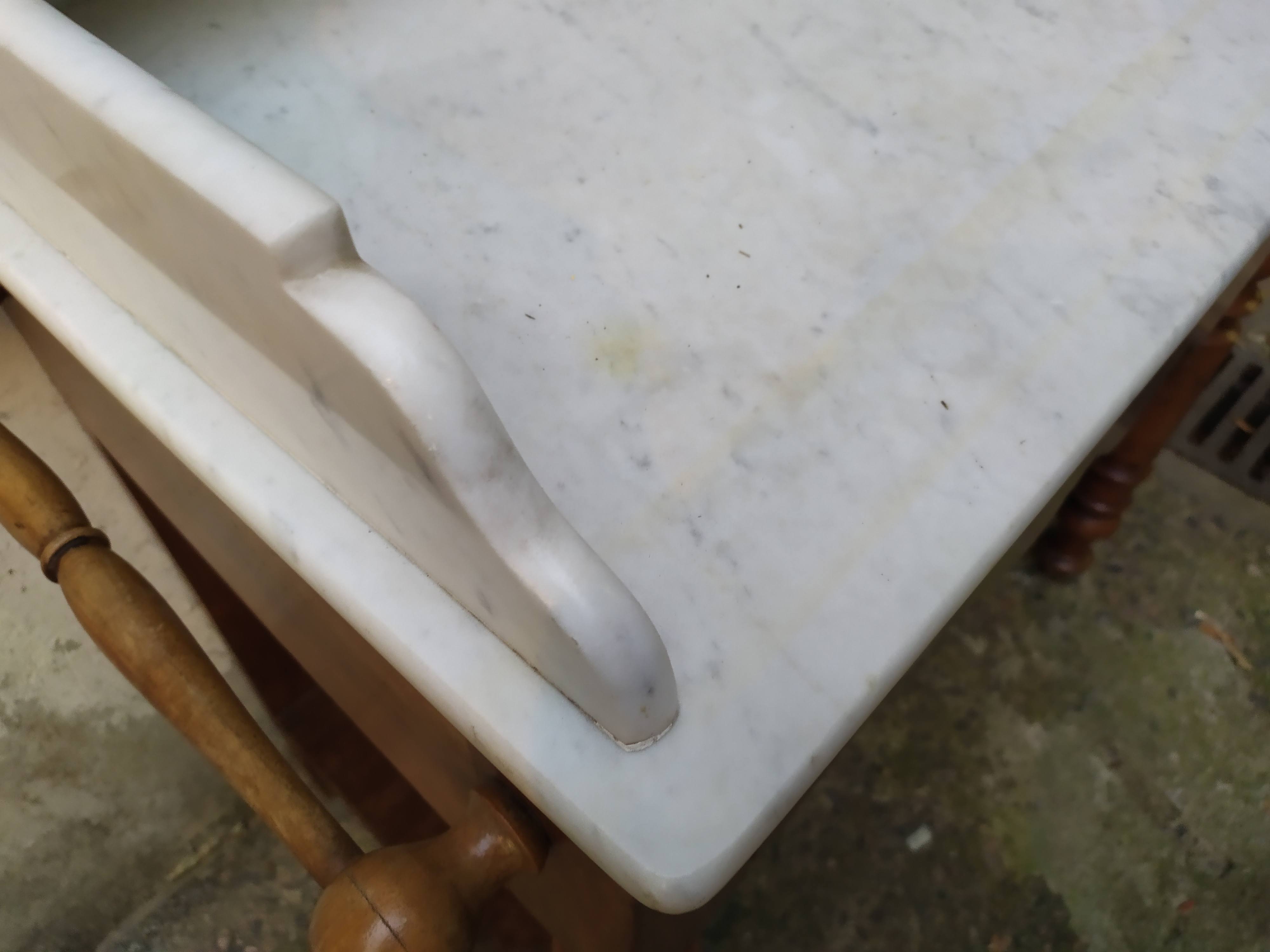 Marble toilet table