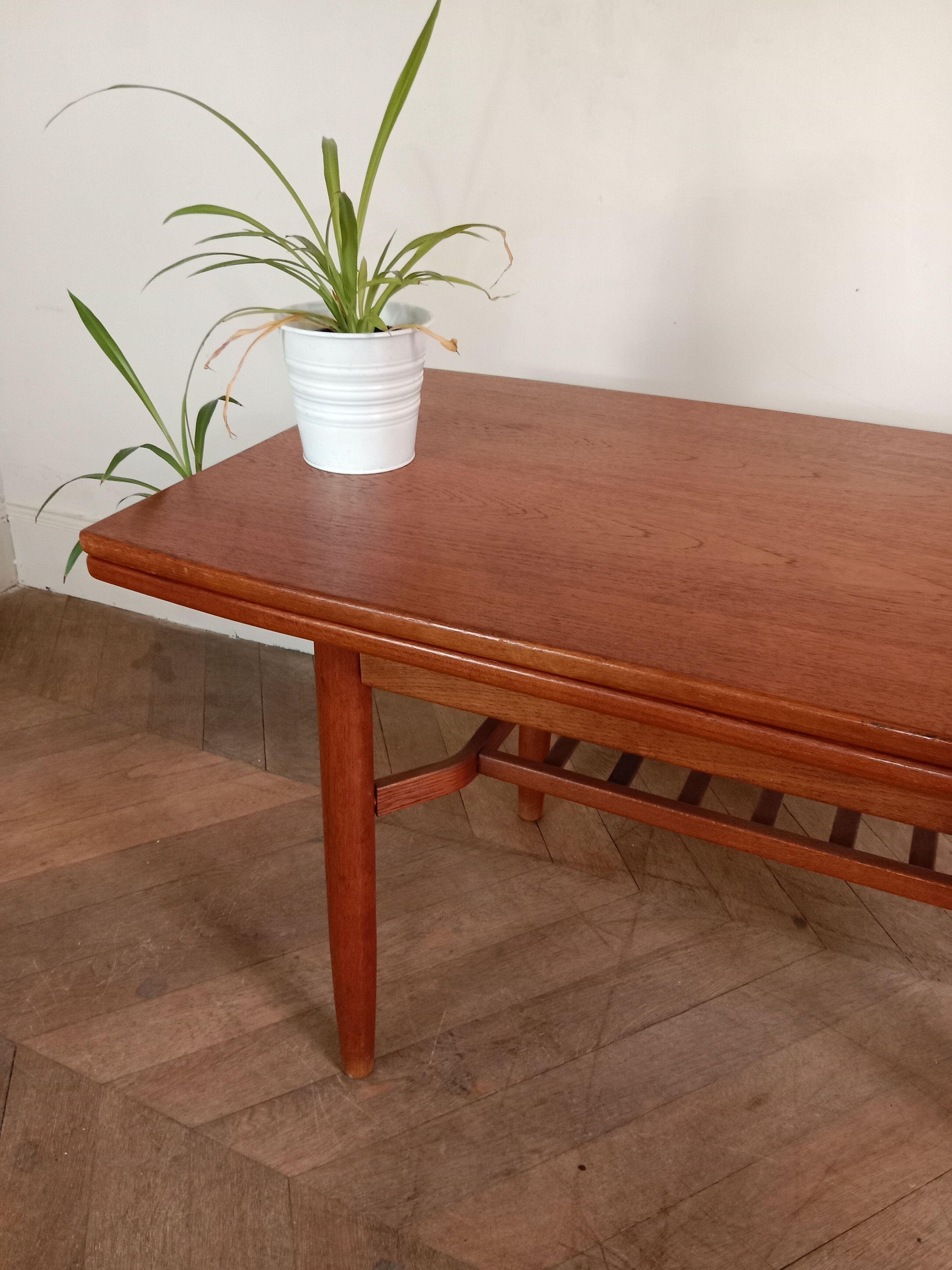 Coffee table with modular system by Folke Ohlsson