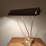 Lampe Jumo art déco, streamline, modèle bois et or