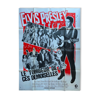 Affiche cinéma originale "Le Tombeur de ces demoiselles" Elvis Presley 120x160cm 1966
