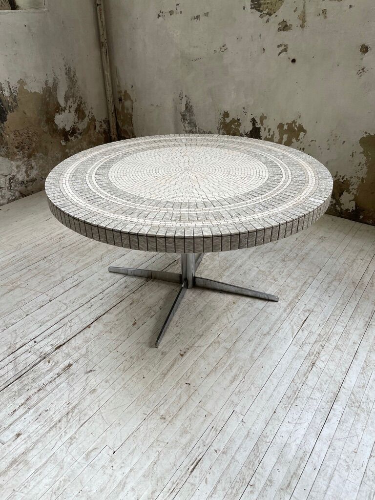 Heinz Lilienthal marble mosaic coffee table