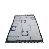 Handmade wool Berber rug 150 X 100 CM