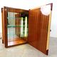 Italian Goatskin Book Shaped Dry Bar Cabinet by Aldo Tura, 1950s