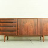 Danish Rosewood & Teak Sideboard By Ib Kofod Larsen For Fredericia Møbelfabrik 1950's