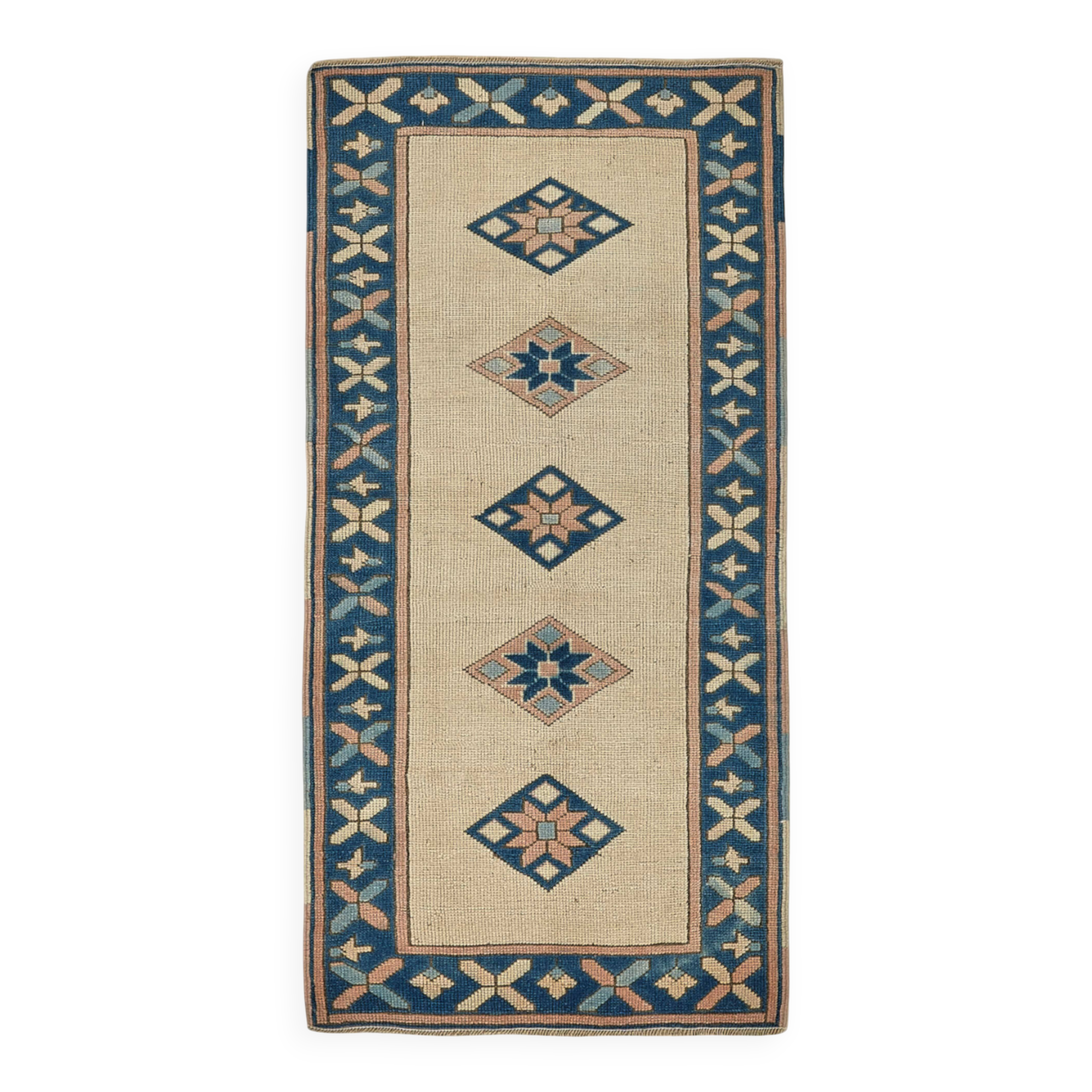 Tapis anatolien vintage turc 75 cm x 150 cm