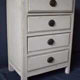 Skated wooden chiffonnier