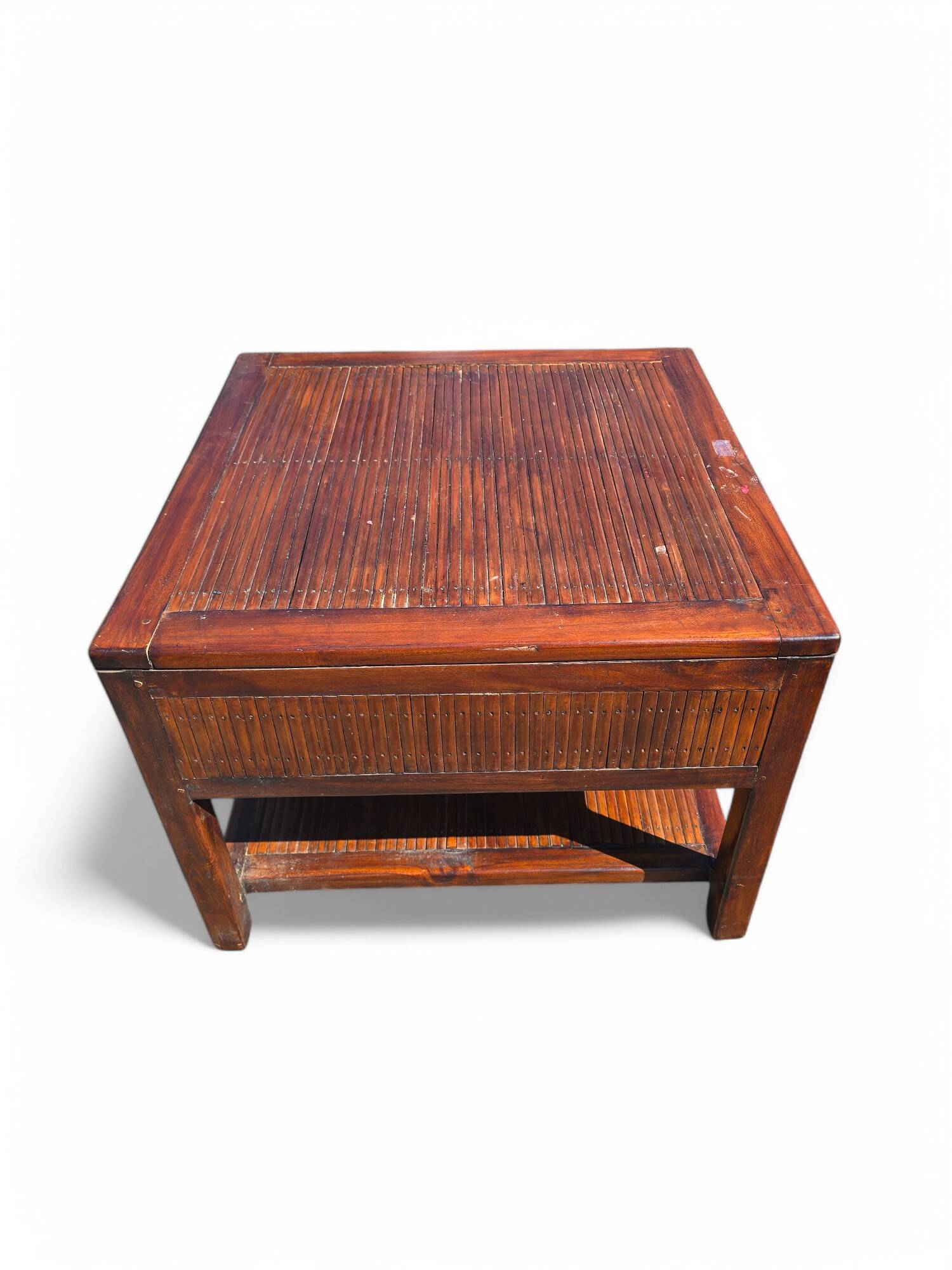 Teak and Bamboo Coffee Table