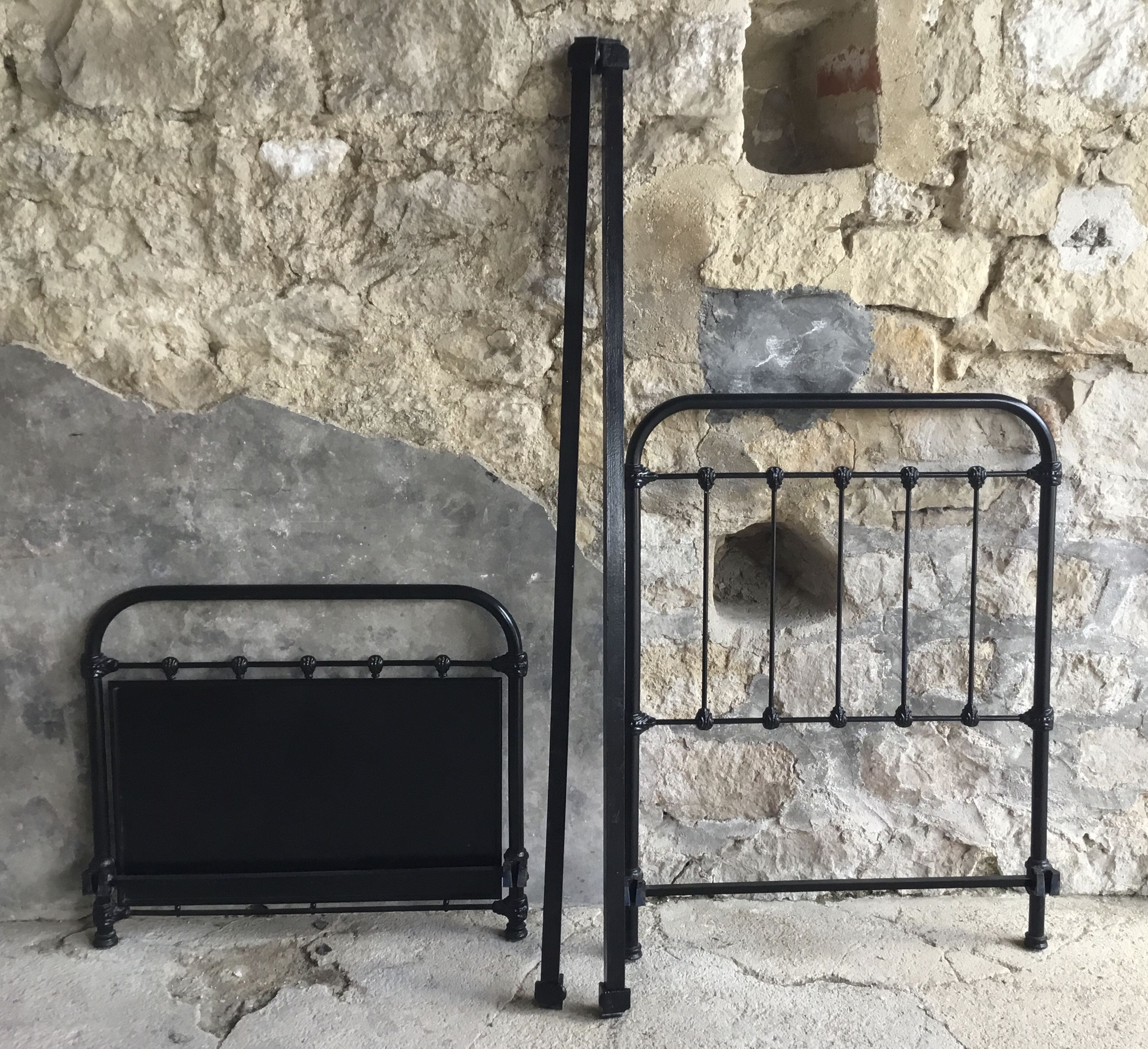 Metal bed frame XXth