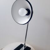 Articulated desk lamp in metal and wood