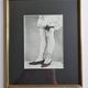 Original photogravure on glossy paper, Model in stockings and shoes 1900