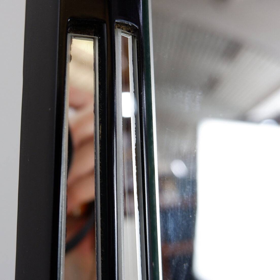 Art Deco style pyramidal floor mirror - 20th century