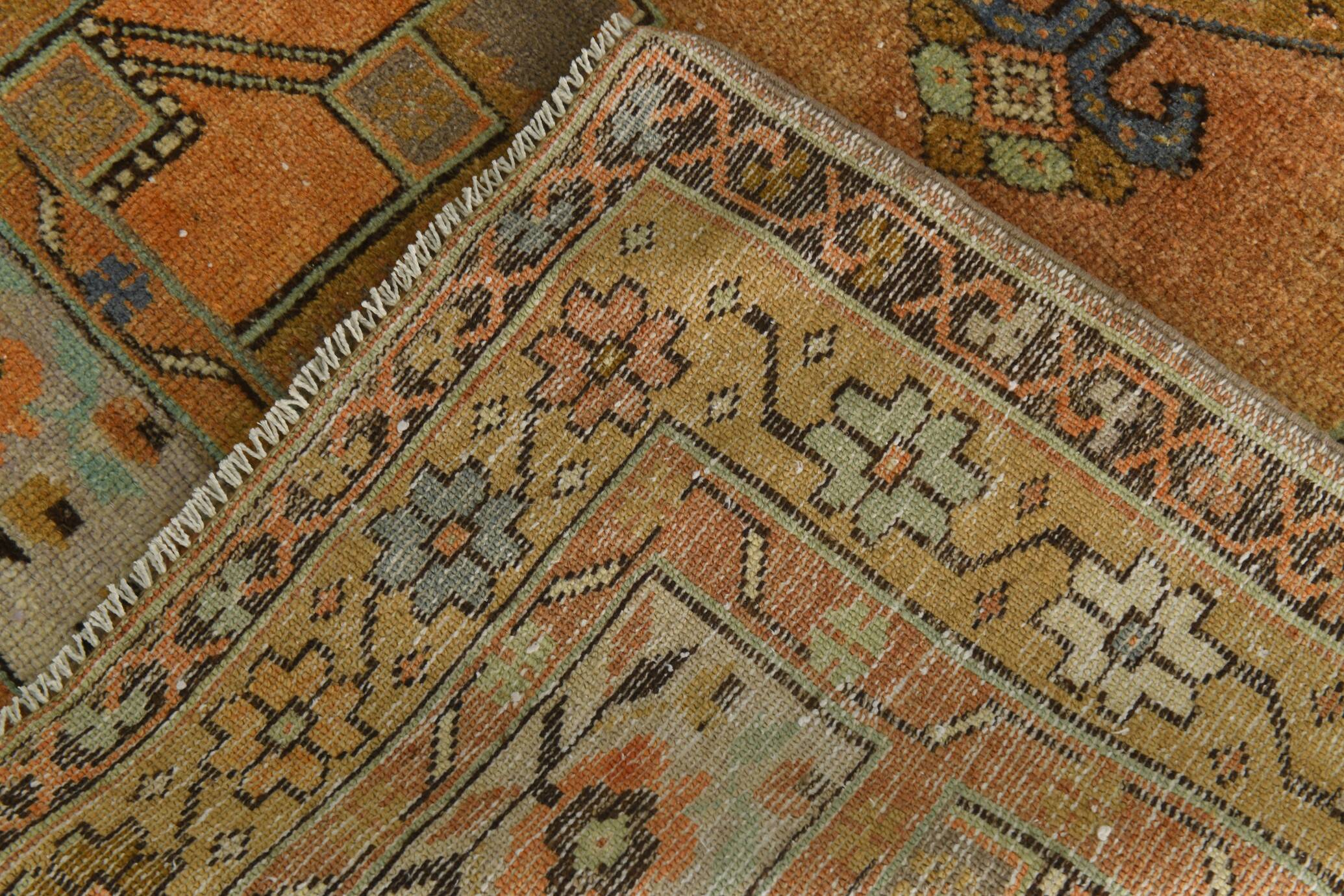 Tapis de couloir vintage long et large 3x9, 105x290 cm