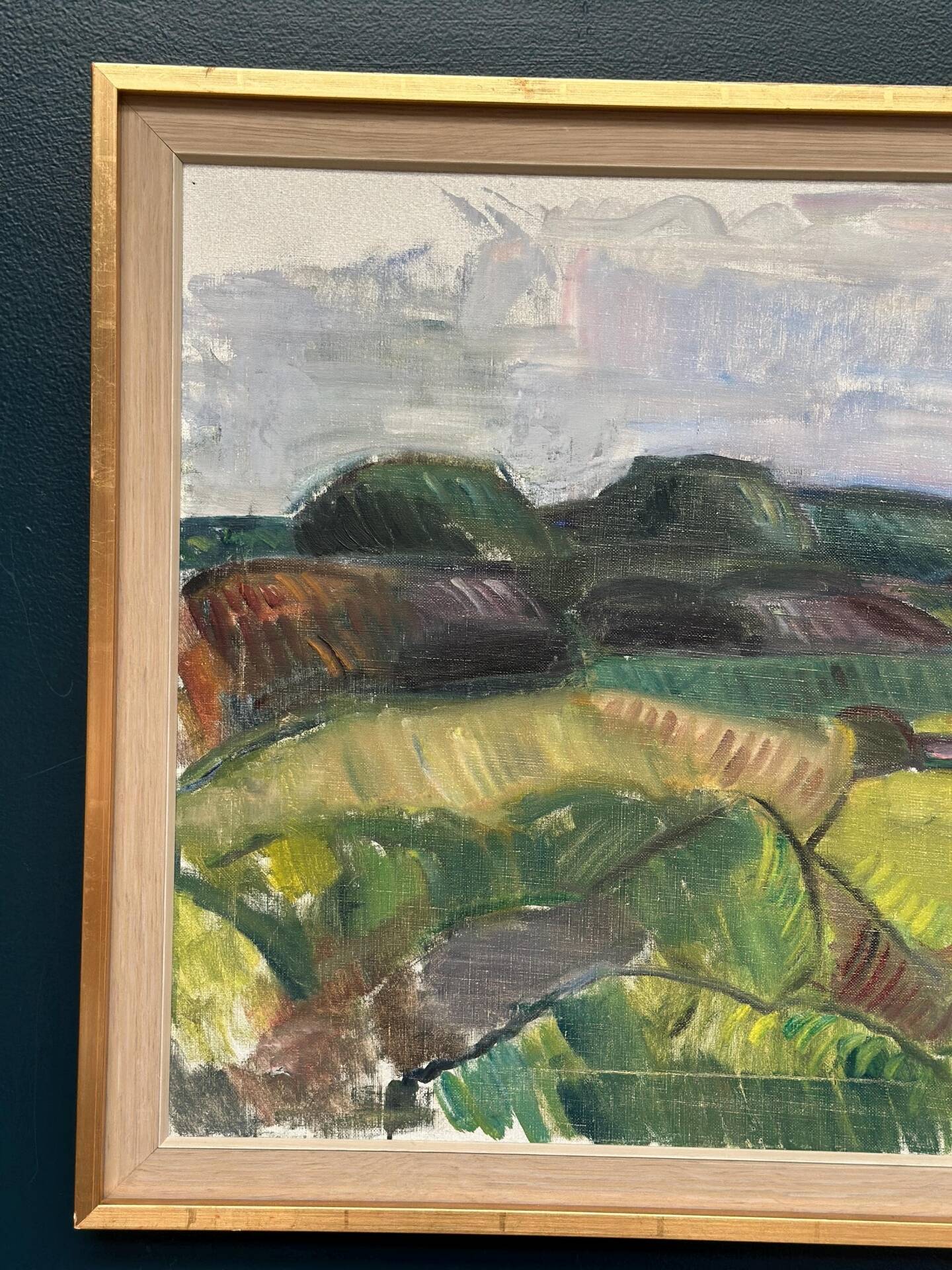 Swedish Oil on Canvas – “Orust” by Wilgot Olsson – Signed – Vintage