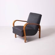 Pair of armchairs by Kozelka andKropacek, Interier Praha, 1950s