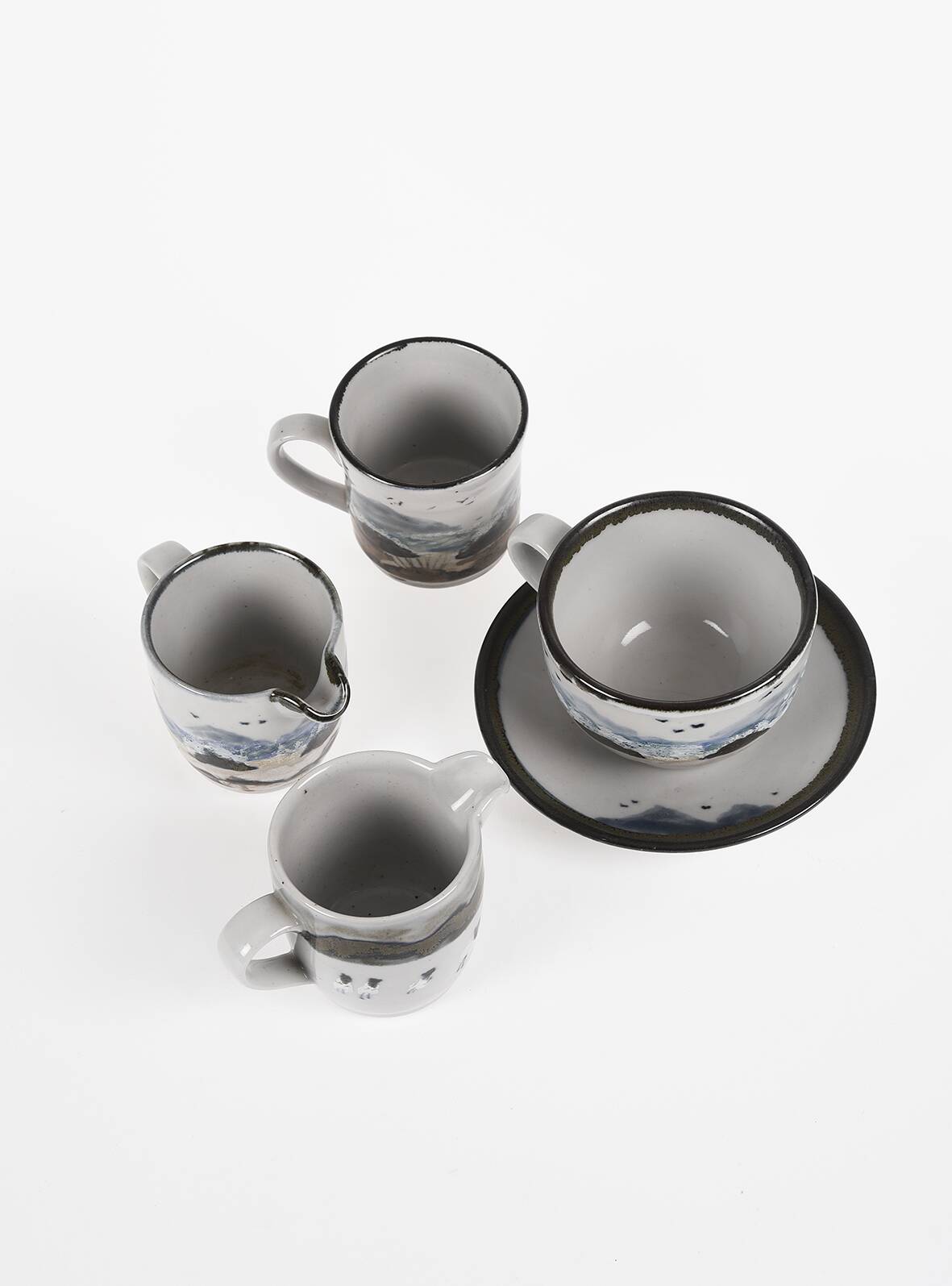 HIGHLAND STONEWARE coffee service, second hand.