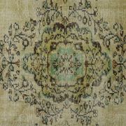 One-of-a-kind turkish handwoven vintage rug - rustic vintage charm 250x 157