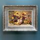 Nature morte à l'huile "Le bouquet jaune", milieu XXème