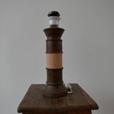Lampe de table danoise en céramique du milieu du siècle