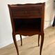Louis XV style bedside table in cherry wood