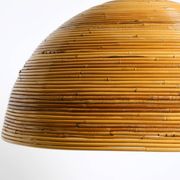 Italian 1970s bamboo ceiling pendant lamp | Ø 72 cm | Vivai del Sud