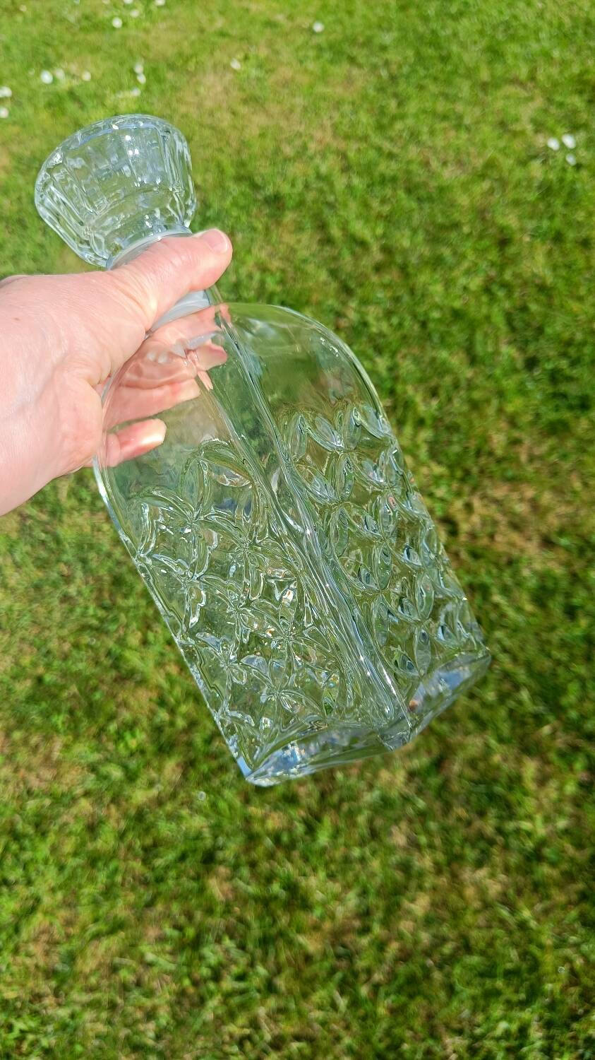 Vintage glass carafe