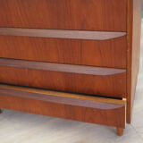 Teak chest of drawers, Danish design, 1970s, made in Denmark