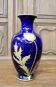 Vase with thistle by Gustave Asch, Tours blue, Sainte Radegonde