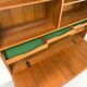 Vintage Teak Bookcase with Desk from Omann Jun, 1960s