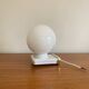 Antique wall light with glass globe and plastic body LAMP-7455