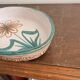Oval Plate Daisy Ceramic Vallauris Robert Picault Vintage 50s