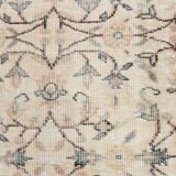 6x10 Vintage Faded Brown & Beige Classic Vintage Rug