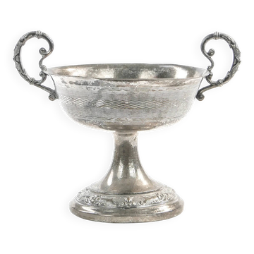 Sugar bowl, Art Nouveau, silver-plated brass, WMF, Germany, early 20th century