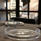 Royal Copenhagen Crystal Centerpiece for Holmegaard, 1970s