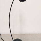 Black arc desk lamp, 70s-80s
