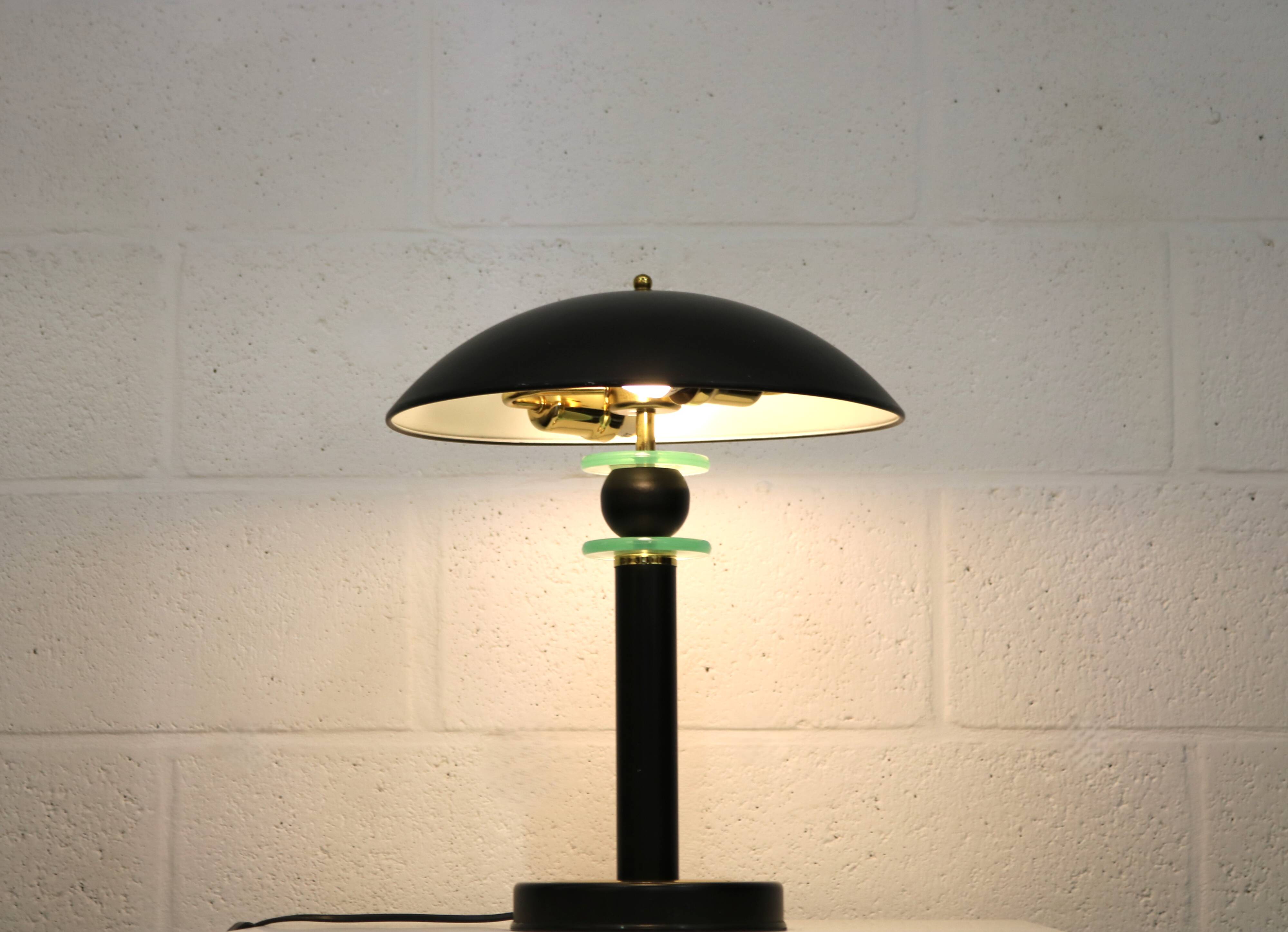 Vintage mushroom table lamp from the 80s by Shell Electric.