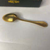 12 small silver-gilt spoons