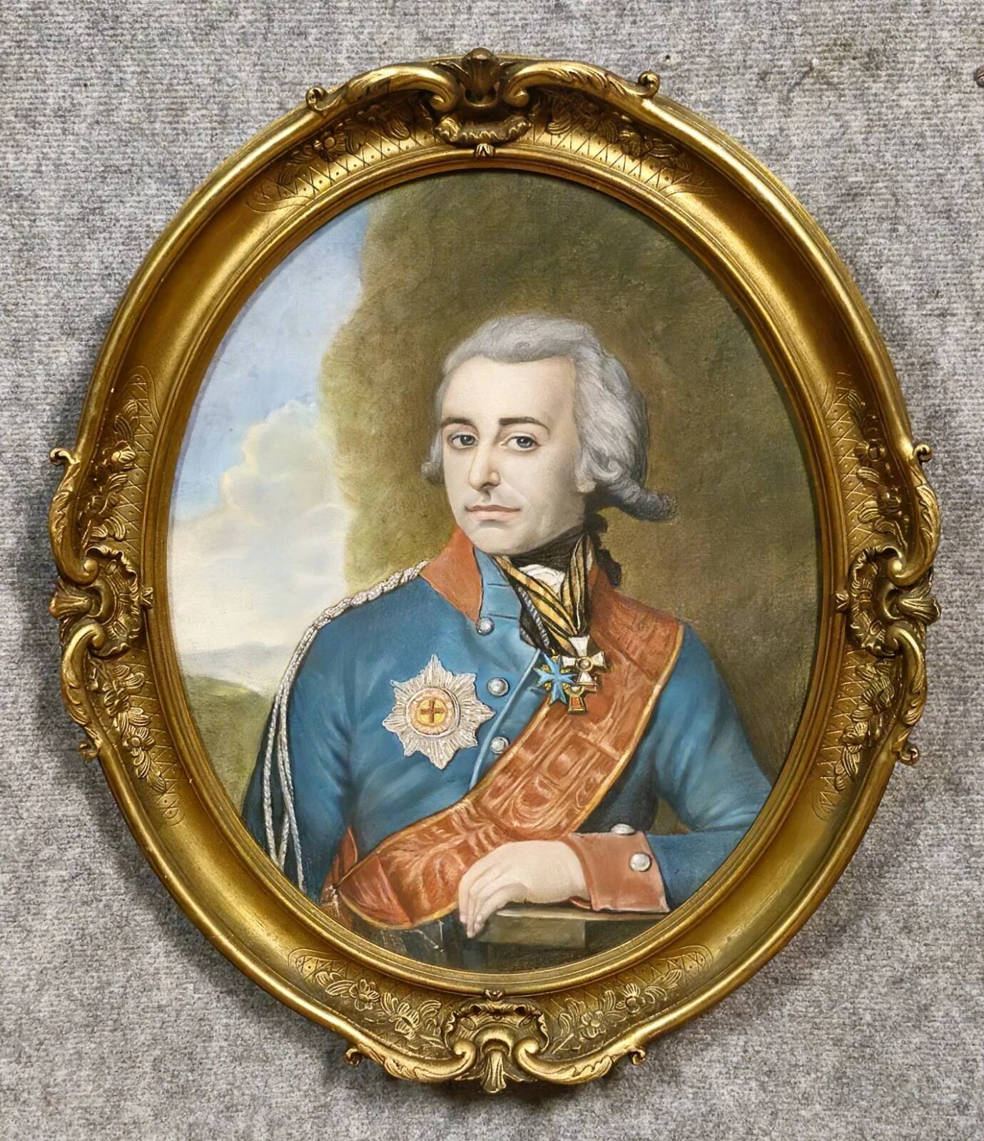 After Vladimir Lukich Borovikovsky: painting by Count Pyotr Alexandrovich