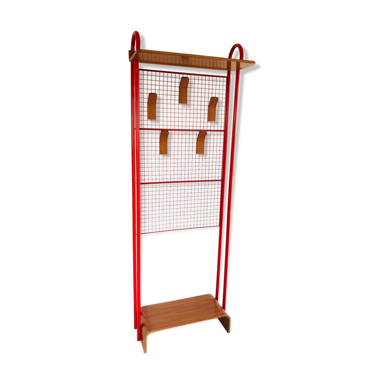 Coat rack grid on foot, Italy 80s