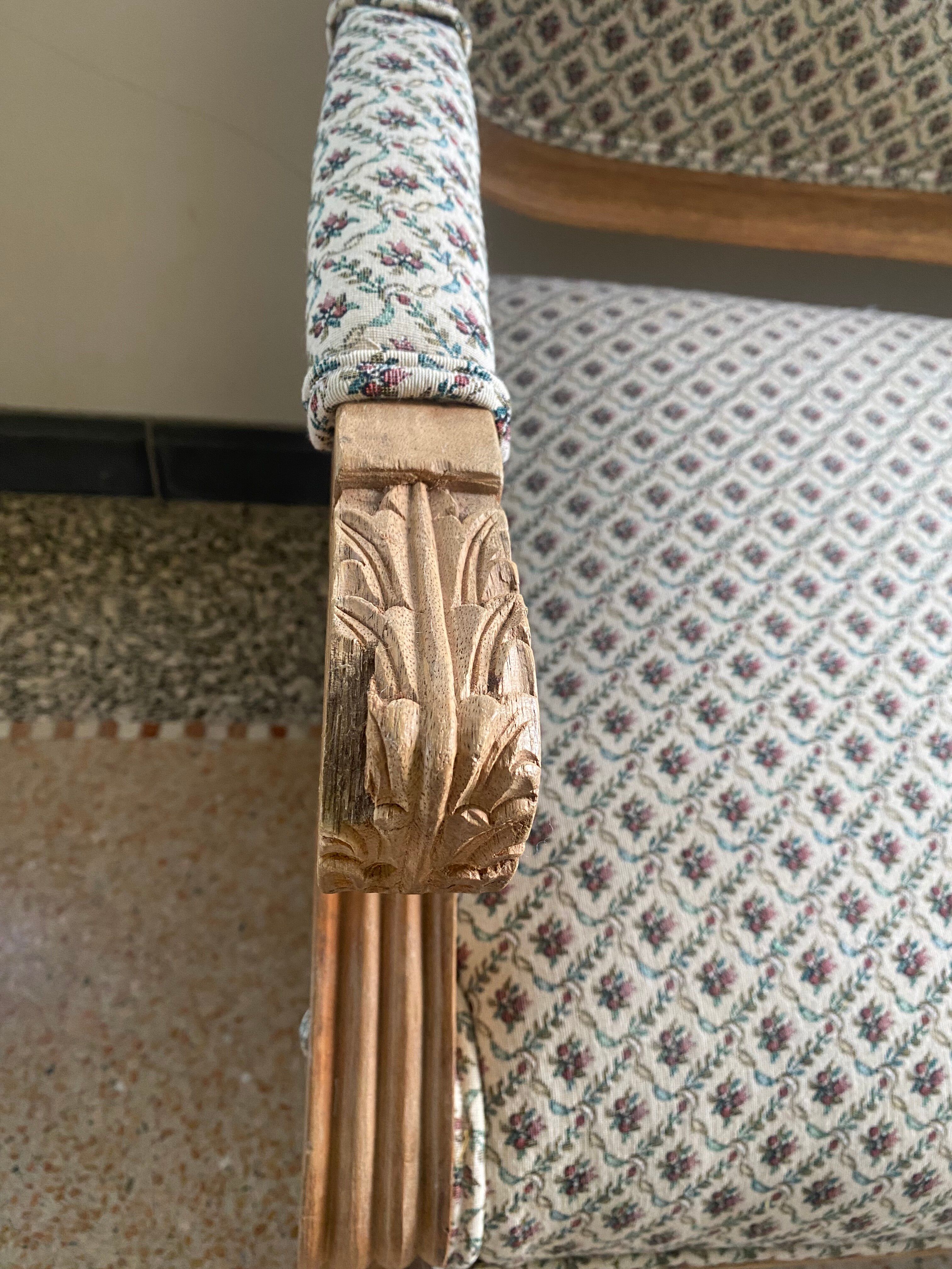 Banquette style Louis XVI